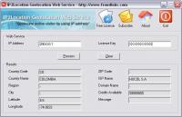IP2Location Geolocation Application 2.0 screenshot. Click to enlarge!