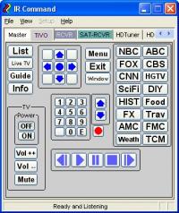 IRCommand2 4.09 screenshot. Click to enlarge!