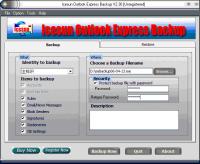 Icesun Outlook Express Backup 2.30 screenshot. Click to enlarge!