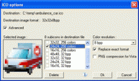 Icon Plugin for PhotoShop 2.0 screenshot. Click to enlarge!