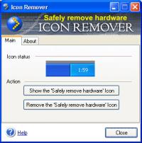 Icon Remover 1.4 screenshot. Click to enlarge!
