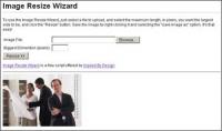 Image Resize Wizard 1.5 screenshot. Click to enlarge!