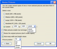 Image Resizer Powertoy Clone 3.0 Preview 3 screenshot. Click to enlarge!