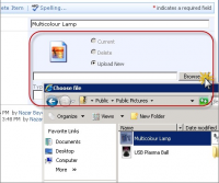 Image Upload Column for SharePoint 2.0 screenshot. Click to enlarge!