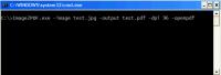 Image to PDF Command Line Tool 2.73 screenshot. Click to enlarge!