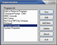 Impersonator 1.77 screenshot. Click to enlarge!