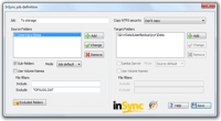 InSync 11.2.49 screenshot. Click to enlarge!