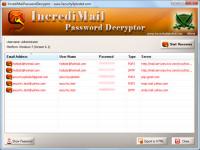 IncrediMail Password Decryptor 3.0 screenshot. Click to enlarge!