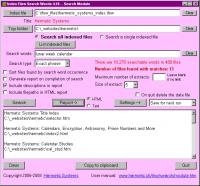 Index Files Search Words 7.51 screenshot. Click to enlarge!