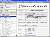 InfoCompanies Romania 1.0 screenshot. Click to enlarge!