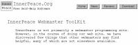 InnerPeace Webmaster ToolKit 2.10.04 screenshot. Click to enlarge!
