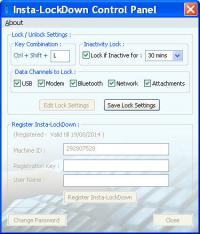InstaLockDown 2.1.2.0 screenshot. Click to enlarge!