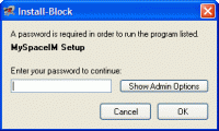 Install-Block 2.0.6 screenshot. Click to enlarge!