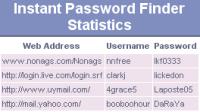 Instant Password Finder 1.74 screenshot. Click to enlarge!