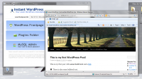 Instant WordPress 4.4.2 screenshot. Click to enlarge!