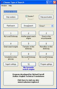 IntelliWebSearch 3.2.0.5 screenshot. Click to enlarge!