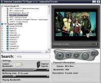 Internet Satellite TV Player 1.2 screenshot. Click to enlarge!