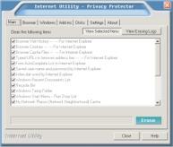 Internet Utility - Privacy Protector 3.00 screenshot. Click to enlarge!