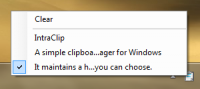 IntraClip 0.8.1.1 screenshot. Click to enlarge!