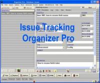 Issue Tracking Organizer Pro 3.0 screenshot. Click to enlarge!