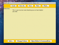 J Text Editor 1.2 PreRelease screenshot. Click to enlarge!