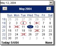 JDatePicker 4.3 screenshot. Click to enlarge!