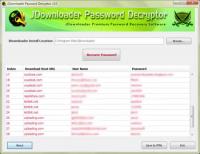 JDownloader Password Decryptor 2.5 screenshot. Click to enlarge!