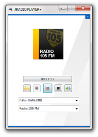 JRADIOPLAYER 1.5 / 2.0 Beta screenshot. Click to enlarge!