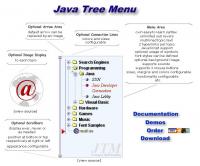JTM - Java Tree Menu 3.0 screenshot. Click to enlarge!