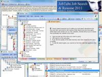 JobTabs Job Search and Resume 2011 5.0.0.1709 screenshot. Click to enlarge!