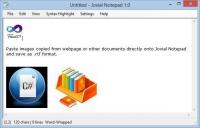 Jovial Notepad 1.8 screenshot. Click to enlarge!