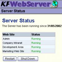 KF Web Server 2.5 screenshot. Click to enlarge!