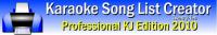 Karaoke Song List Creator Free Edition 2014 screenshot. Click to enlarge!