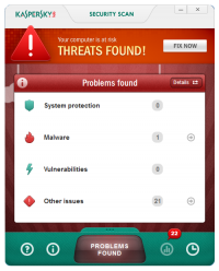 Kaspersky Security Scan 16.0.0.1344 screenshot. Click to enlarge!