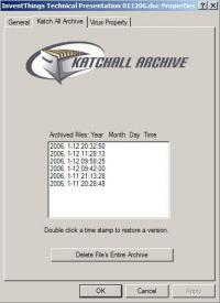 Katchall Archive 2.2.0.4 screenshot. Click to enlarge!
