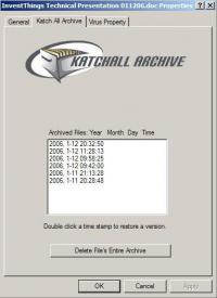 Katchall Archive 2.2.0.4 screenshot. Click to enlarge!
