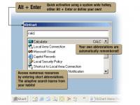 KbStart 1.7 screenshot. Click to enlarge!