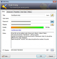 Keepass AutoExport 1.0.0.0 screenshot. Click to enlarge!