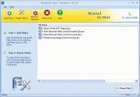 Kernel Word - Repair Corrupted Word Documents 11.01.01 screenshot. Click to enlarge!
