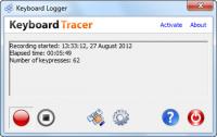 Keyboard Tracer (formerly Keyboard Logger) 2.9.0.0 screenshot. Click to enlarge!