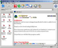 KidSplorer Web Browser 4.0.3 screenshot. Click to enlarge!