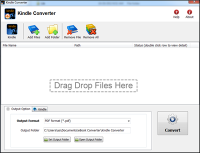 Kindle Converter 3.17.1102.379 screenshot. Click to enlarge!