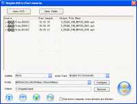 Kingdia DVD to iPod Converter 3.7.12 screenshot. Click to enlarge!