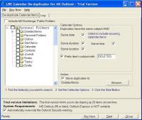 LBE Calendar Deduplicator for MS Outlook 3.1.1 screenshot. Click to enlarge!