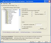 LBE Email Deduplicator for MS Outlook 3.1.2 screenshot. Click to enlarge!