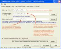 LBE Email Scheduler 3.1.13 screenshot. Click to enlarge!