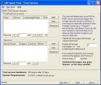 LBE Spam Tool 3.1.1 screenshot. Click to enlarge!