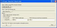 LTFCrypt 1.1 screenshot. Click to enlarge!
