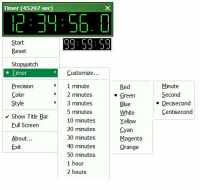 LYZ Stopwatch  1.8.1.1 screenshot. Click to enlarge!