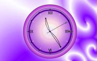Lacy Clock ScreenSaver 2.3 screenshot. Click to enlarge!